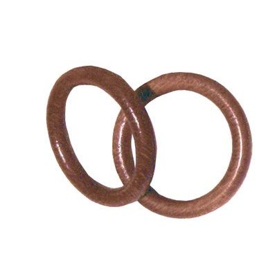 Anelli per bastoni in legno 048 noce(pz.100)