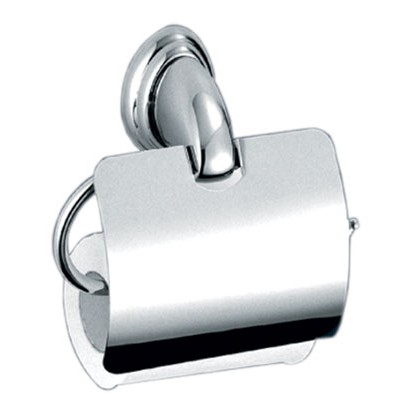 Portarotolo bagno in acciaio cromato piastrine in acciaio antiruggine