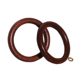 Anelli per bastoni in legno 070 olmo con occhiolo (pz.100)