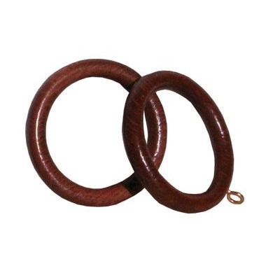 Anelli per bastoni in legno 070 olmo con occhiolo (pz.100)