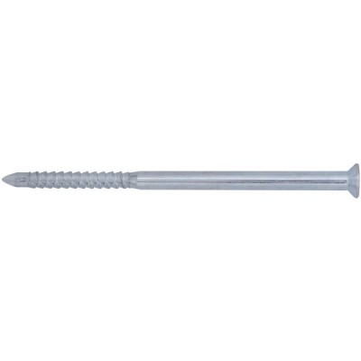 Tassello prolungato in nylon mm.6,0x40 con vite zinc.bianca bl.15pz.