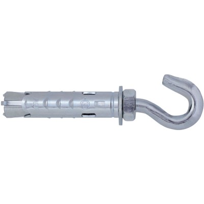 Tassello ancorante acciaio 3 settori mm.10,0x45 con gancio blist.2pz.