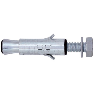 Tassello ancorante acciaio mm.12,0x50 con vite testa esag. blist.2pz.
