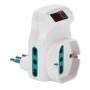 Adattatore triplo sp.16A/1 pr.schuko/bipasso 2 pr.bipasso disgiuntore