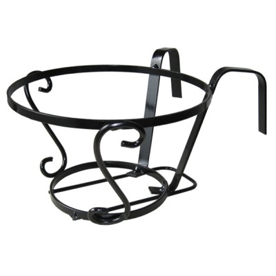 Fioriera balconiera rosa d.22