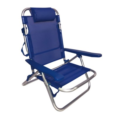 Spiaggina alu/texil.5 posiz.blue