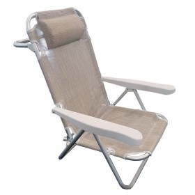 Spiaggina alu/texil.5 pos. natural