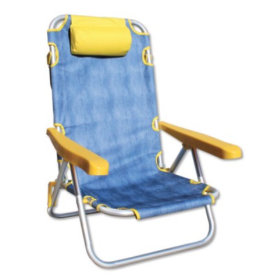 Spiaggina alu/tes.jeans 5p.blu/gia