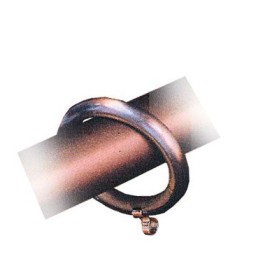 Anello zama d.45 con guarnizione interna.color bronzo,per tubo D.22