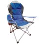 Poltrona chiudibile camping blu