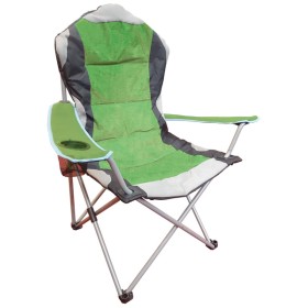 Poltrona chiudibile camping verde