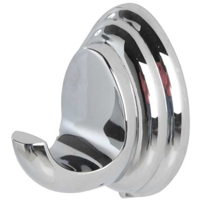 Appendiabito bagno in acciaio cromato,piastrine in acciaio antiruggine