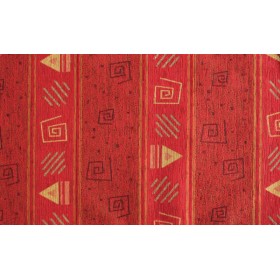 Tappeto fenix h.53 etnico rosso