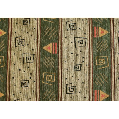 Tappeto fenix h.53 etnico verde