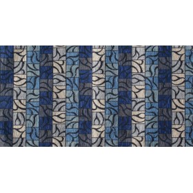 Tappeto fenix h.53 kaleido blu