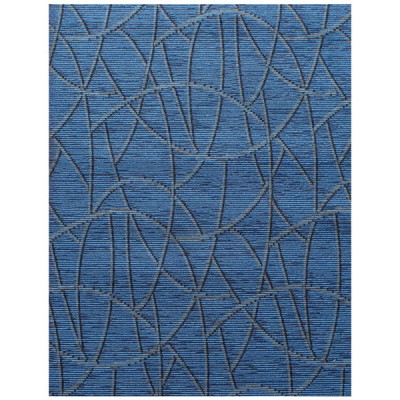 Tappeto fenix h.53 linear blu