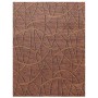 Tappeto fenix h.53 linear marrone