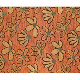 Tappeto fenix h.53 petali arancio