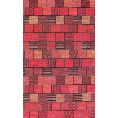 Tappeto fenix h.53 quadrimix rosso