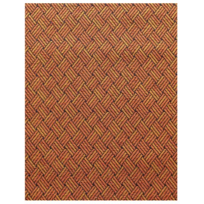 Tappeto fenix h.53 stuoia arancio