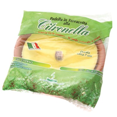 Fiaccola cotto cm.16,5 citronella