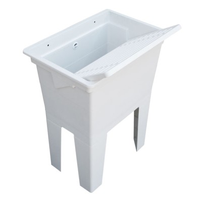 Lavatoio monoblocco in polipropilene 59x41