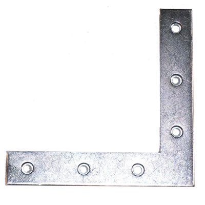 Angoli di rinforzo mm120x120x18 acciaio zincato sp.2mm.(pz.50 conf.)