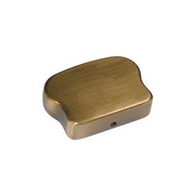 Finale ottone x corrim.legno bronzo