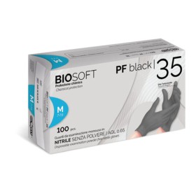 Guanti nitrile neri (pz.100) xl
