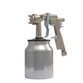 Aerografo x verniciatura con serbatoio in acciaio f1-e-15 attacco11/a