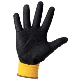 Guanti nitrilgrip giall/ner.mis.8