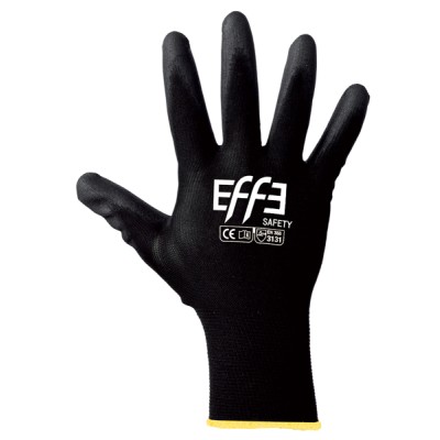 Guanti poliuretano nero tg.9