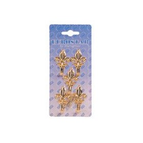 Gancio giglio per quadri, misura b, colore bronzo