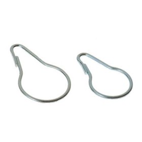 Gancio per tende grande in acciaio, confezione 200 pezzi