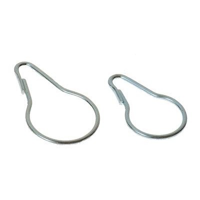 Gancio per tende in acciaio formato piccolo confezione 200 pezzi