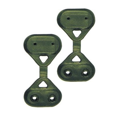 Gancio per rete ombra 5,5x5cm, colore verde, confezione 100 pezzi