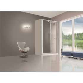 PORTA SCORREVOLE DOCCIA CRIST. TRAS. 3 MM 136/141 CM