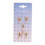 Gancio goccia dorato bl.5 pz. j050