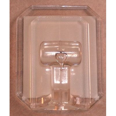 Ganci maxi plastica traspar.(pz.30)