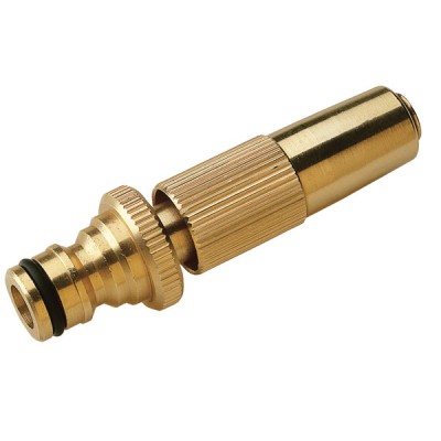 Lancia irrigazione regolabile in ottone con flusso autocentrante