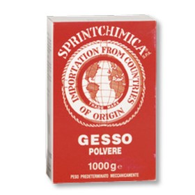 Gesso polvere scatola kg1