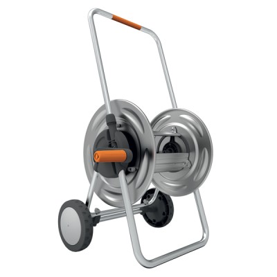 Carrello avvolgitubo allum/acciaio