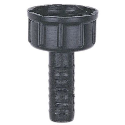 Presa rub.c/ghiera fil.1p. tubo 20