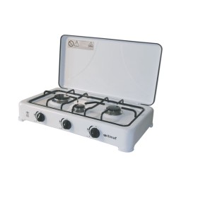 Fornello a gas 3 fuochi bianco