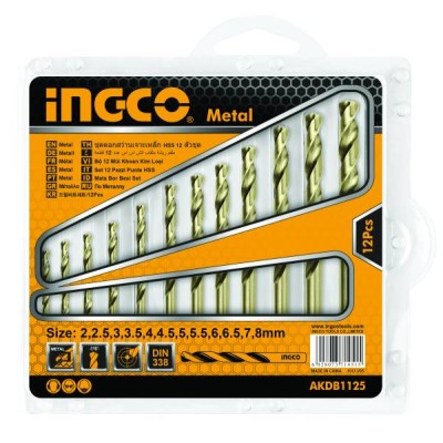 Set 12 punte trapano hss x metallo