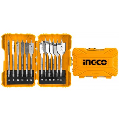 Set 12 punte trapano x legno ingco