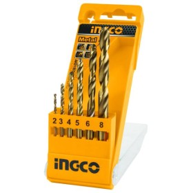 Set 6 punte trapano x metallo ingco