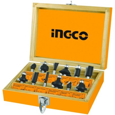 Set 12 frese per legno codolo 6mm