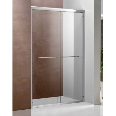 Box doccia in vetro trasparente-clear 2 porte scorrevoli cm. 148