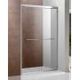 Box doccia in vetro trasparente-clear 2 porte scorrevoli cm. 148